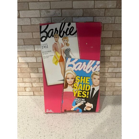 2010 50th Anniversary Doll Set Barbie and Ken, "She Said Yes" Together Again - Picture 2 of 4